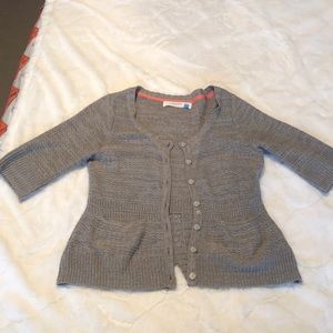 Anthropologie Short Sleeve Cardigan